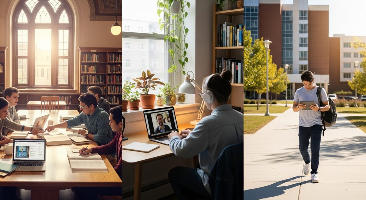 College Learning Options: Online, Campus, and Hybrid