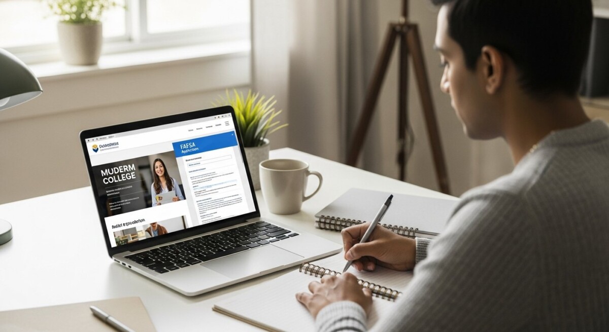 aid application online college