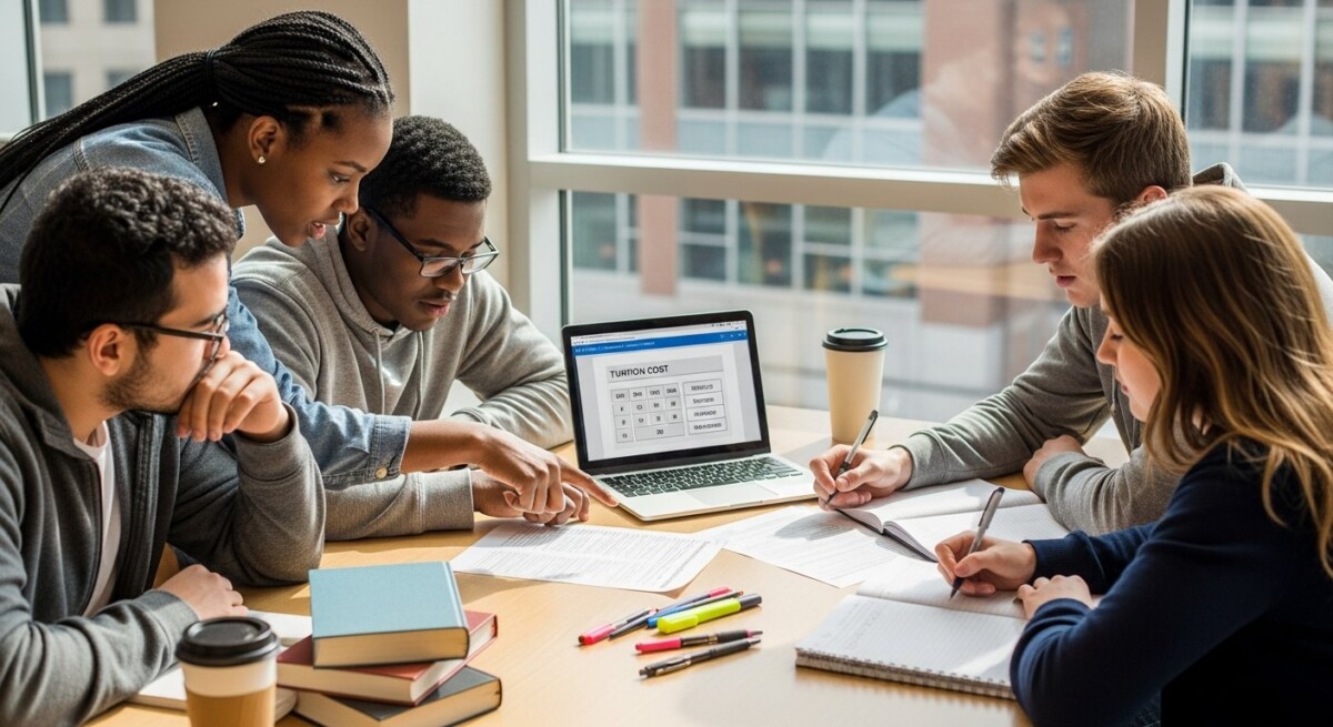 Standard college price in Indiana per year