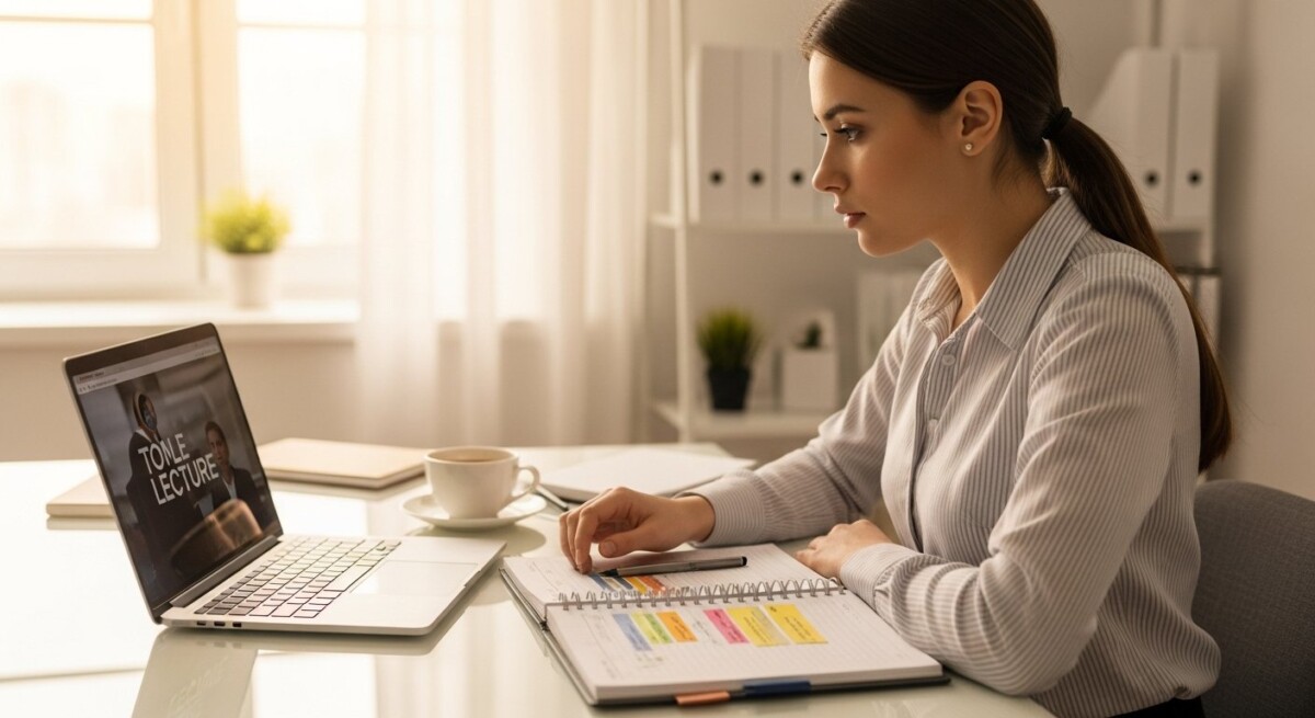 Balancing work and online study